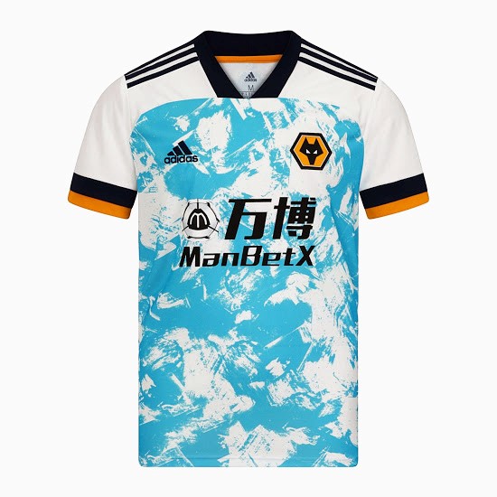 Tailandia Camiseta Wolves Segunda Equipación 2020-2021 Blanco